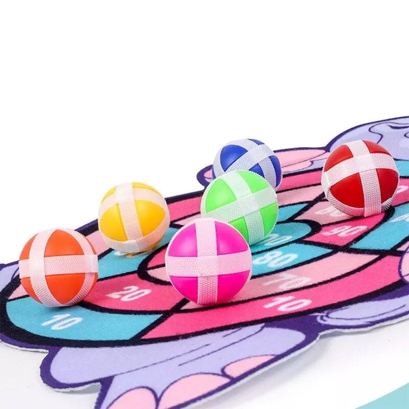 Balle accroché à la cible - Jeux Montessori Éducatif 2 ans - La Cible Numérique