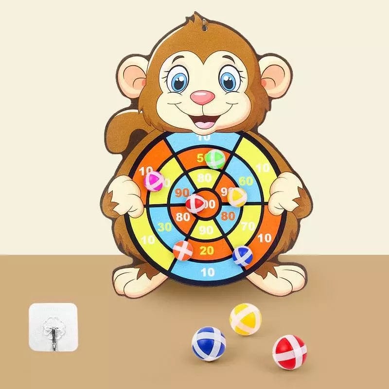 Singe - Jeux Montessori Éducatif 2 ans - La Cible Numérique