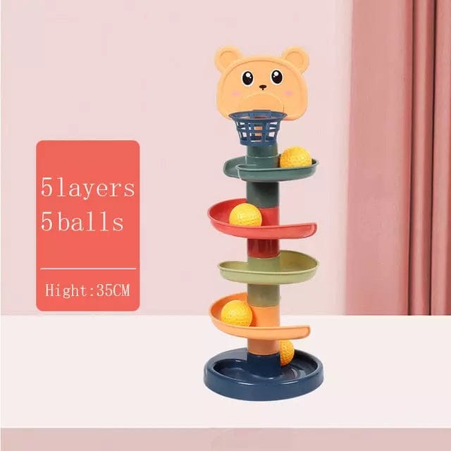 Photo d'un Jeu d'éveil Montessori pour enfants de 6 Mois - 5 étages