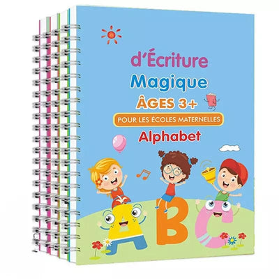 Présentation du livre Jeux Montessori éducatif 4 ans - Livre d'Écriture