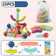 Kit 25pcs Jeux Montessori Éducatif 6 ans - Kit de Construction Magnétique